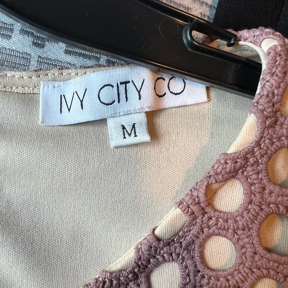 Ivy City Co. Mauve Eyelet Dress - Picture 3 of 6